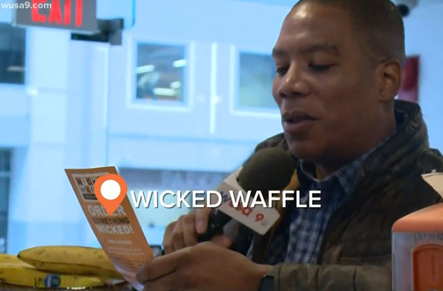 Wicked Waffle on WUSA9 Stop Stories TV Internet Segment